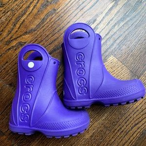 Crocs rain boots sz 7